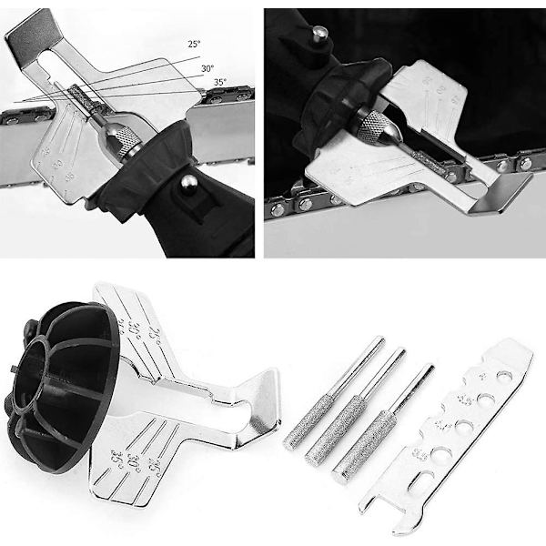 2023 Chainsaw Sharpening Accessory Kit, Chainsaw Sharpener Grinding Chain Tool Chainsaw Chain Drill