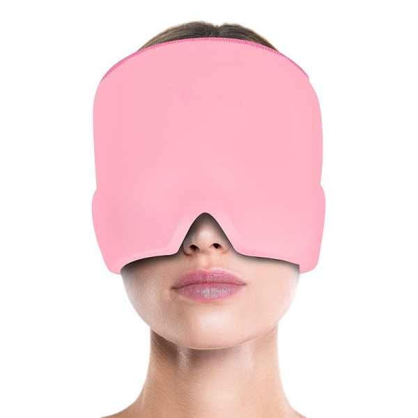 Form Fitting Gel Is Huvudvärk Relief Therapy Mask Sträckbar