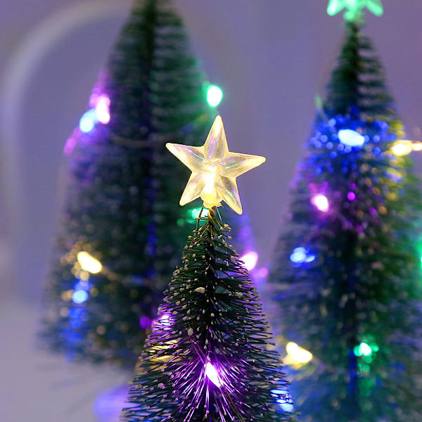 Mordely 2st med lätta julprydnader julgran jul