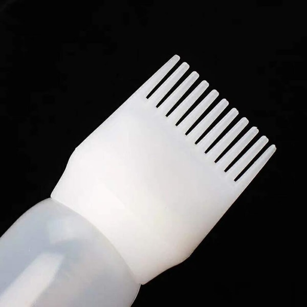 Rotkamapplikatorflaska, 3st flaskkam med graderad skala för hårfärgning och hårbottenbehandling Viktigt