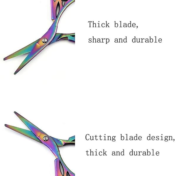 Stainless Steel Leaf Shape Scissors Handmade Tea Bag Scissors (gold)