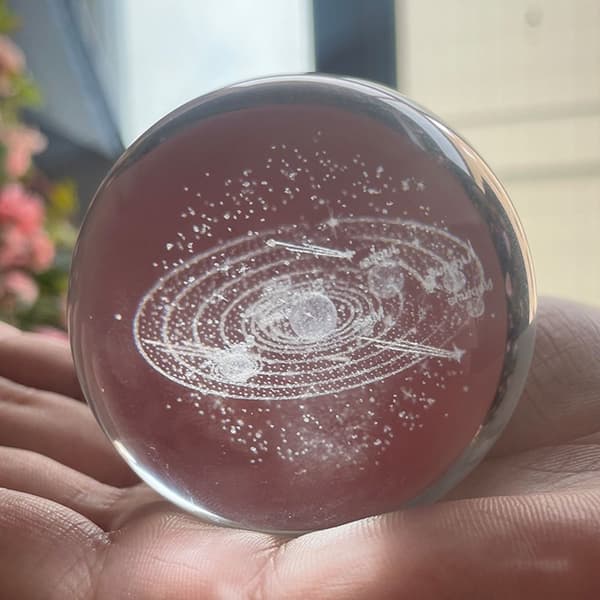 Mordely Crystal Ball LE nattljus Basprydnad