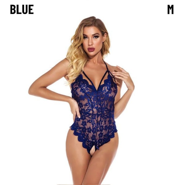 Lace Bodys Underkläder Nattkläder-Underkläder BLUE blue M