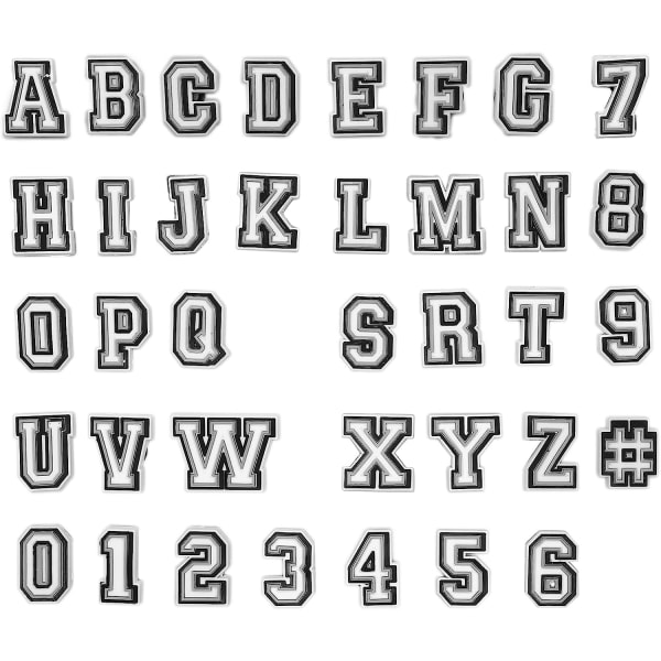 Mordely Bokstavsnummer skoberlocker, alfabetträskor