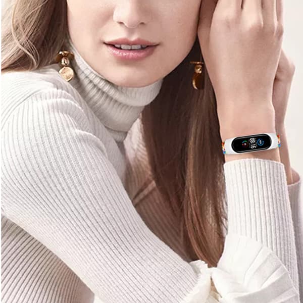 Mordely För Xiaomi Mi Band 3/4/5/6 Strap Armband denim