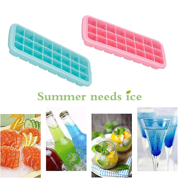 Mordely Ice Cube Trays, Ice Cube Molds With Lid,ice Trays Stackable