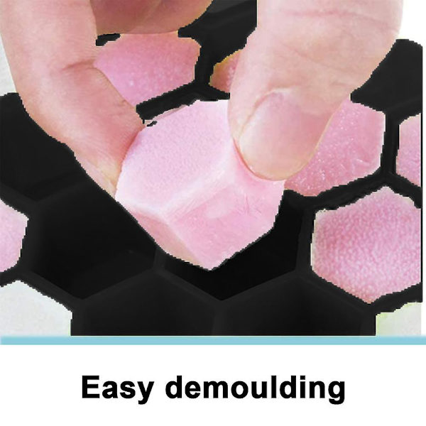 Mordely Ice Tray, Ice Tray For Making Hexagonal Ice, Includes 2 Trays