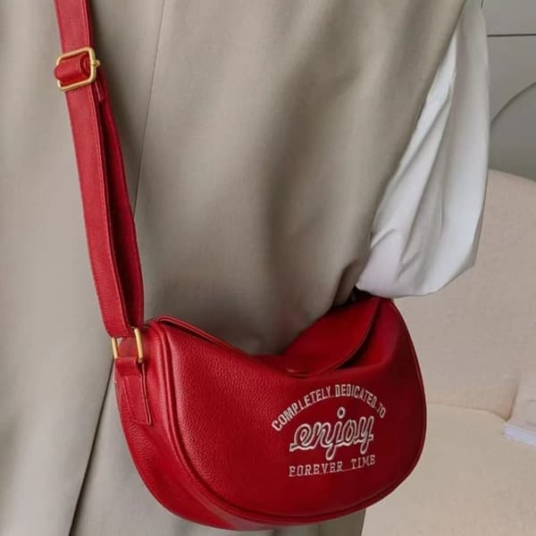 Mordely Modeväska Axelväska RÖD red
