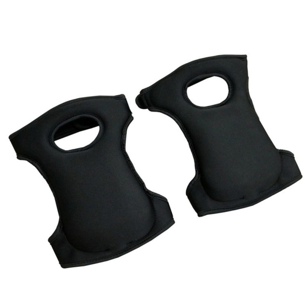 Mordely Knäskydd för trädgårdsarbete Mjukt Memory Foam Knäskydd SVART black
