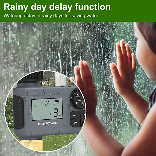 Mordely Sprinkler Timer Vatten Timer Slang kran Timers