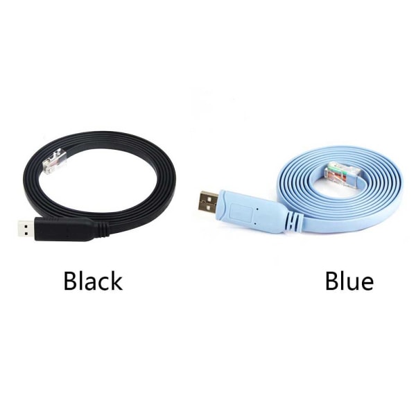 Mordely 1,8M USB till RJ45 för Cisco USB -konsolkabelkonsol svart black