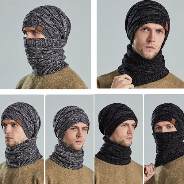Mössor Scarf Set Häck Kepsar GRÅ grey