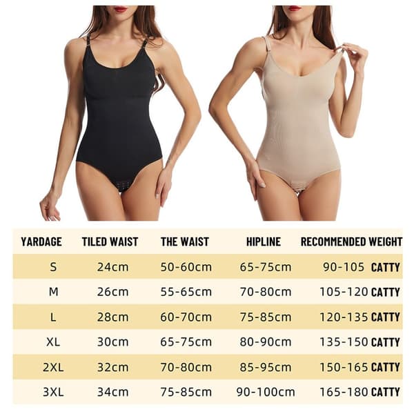 Mordely Kvinnor Bodysuit Cuff Tummy Trainer BLACK black M