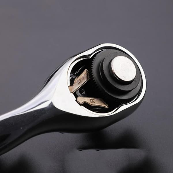 Quick Release Socket Wrench Curved Handle Ratchet Wrench, Size: M