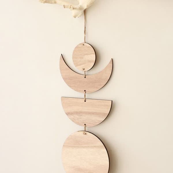 Mordely Moon Phase Garland Väggdekor 01