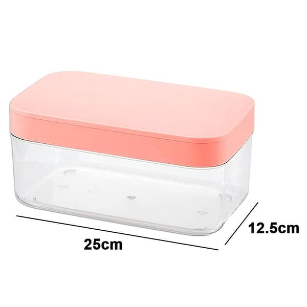 Mordely Ice Cube Tray With Lideasy To Releasesilicone Ice Cube Tray Ice Storage Box