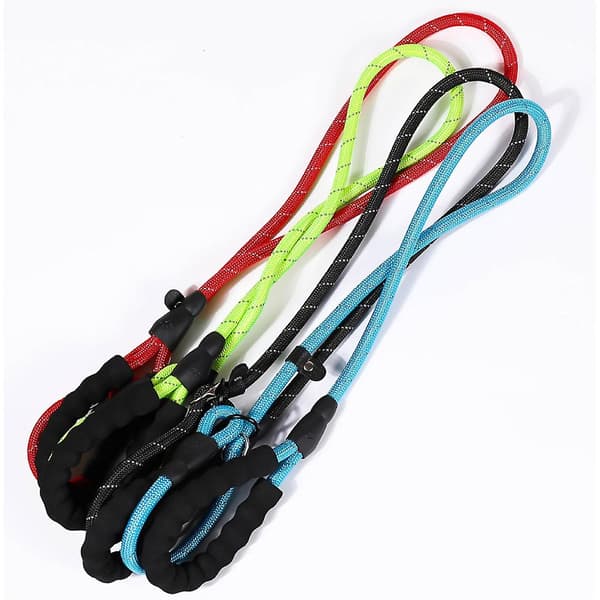 Mordely Slip Leash, Anti-choking Training Leash Rope With Reflective Threads