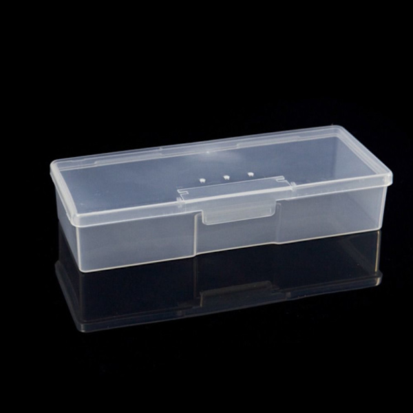 Mordely Nail Art Förvaringslåda Nageltillbehör Organizer VIT white