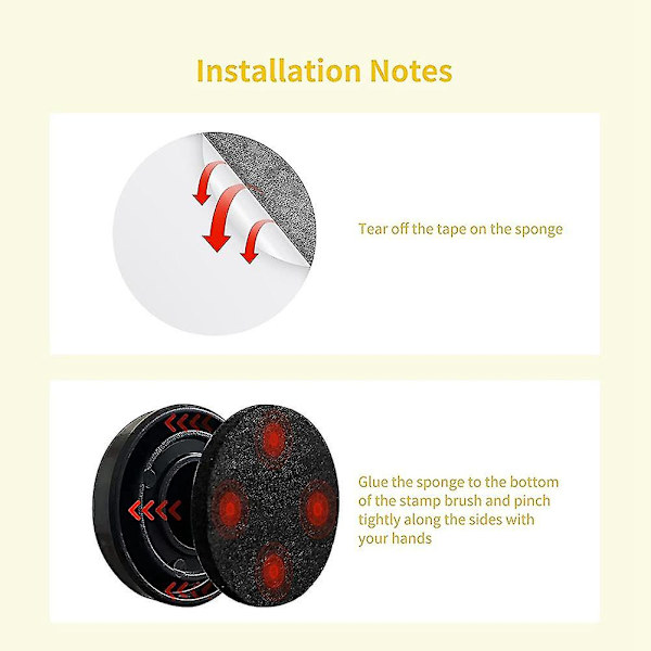 Mordely Gummidiagram tryckverktyg, stansblock 2PCS