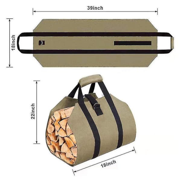 Mordely Outdoor Waterproof Firewood Storage Bag