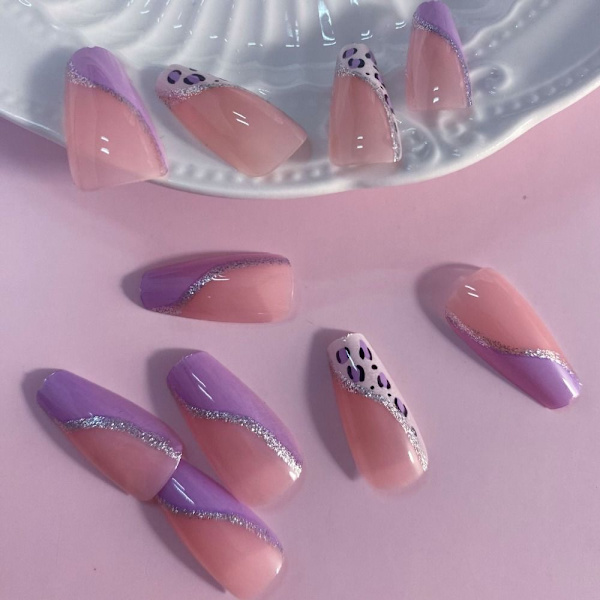 Mordely French Fake Nails Ballerina False Nail 1