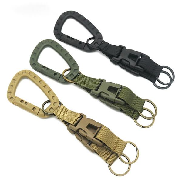 Mordely Hängande Webbing Spänne Vandring Klätterkarbin ARMY GREEN Army Green Style 2-Style 2