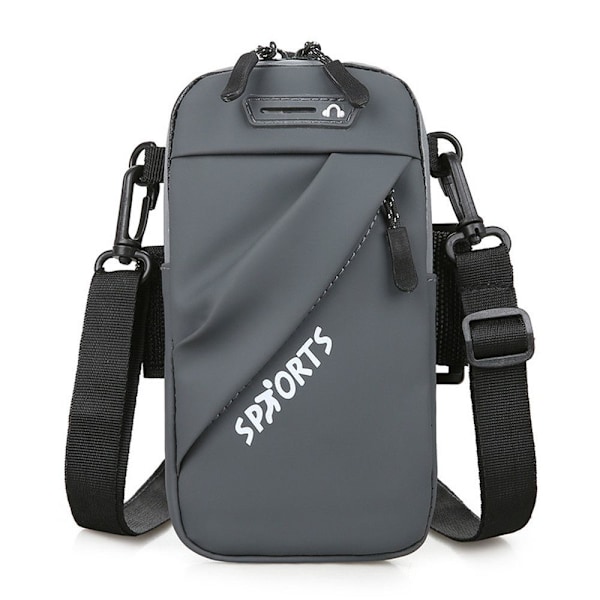 Mordely Axelväska Mini Crossbody Väskor Telefonhållare GRÅ grey