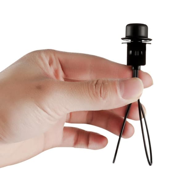 Mordely Glödlampshållare Adapter SVART black