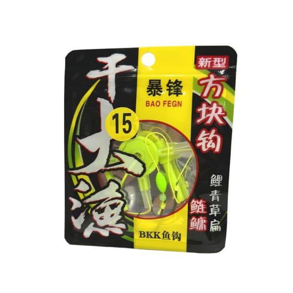 Five Claw Square Bait Fishhooks Explosion String Hook 13