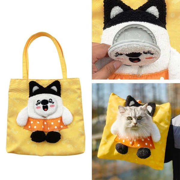Mordely Cat Dog Carrier Bag Axelväska ROSA pink
