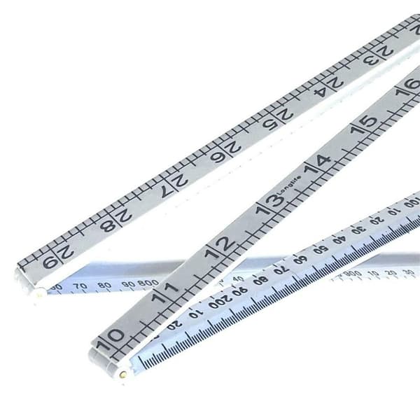 Mordely 1 meter lång viklinjal Måttband Viklinjal