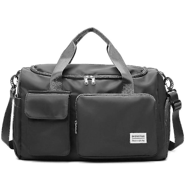 Gym Bag Dry And Wet Separation Sports Leisure Bag black