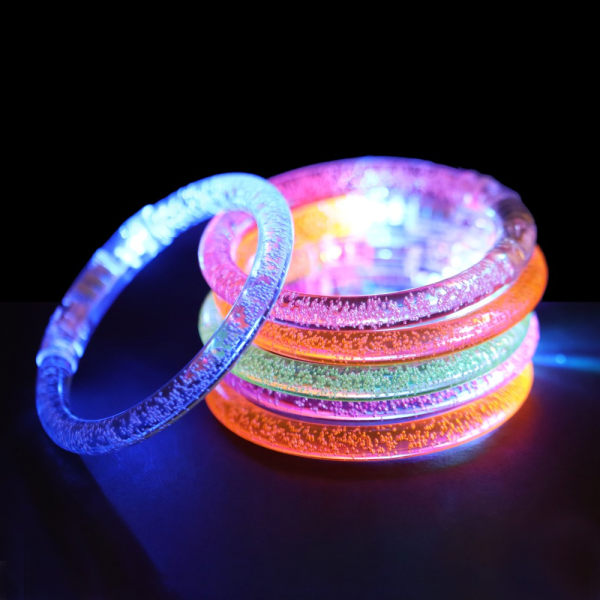 10st LED-armband Glow Armband TRANSPARANT transparent