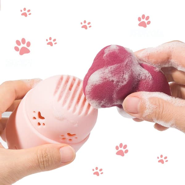 Mordely Silikon Makeup Sponge Reseskyddande Plastic Beauty Blender