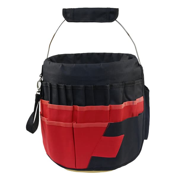 Mordely Bucket Tool Organizer - Liner Insert For Construction Garden Red