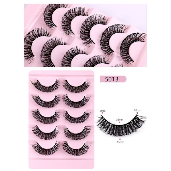 Mordely Lösögonfransar Russian Strip Lashes 5013