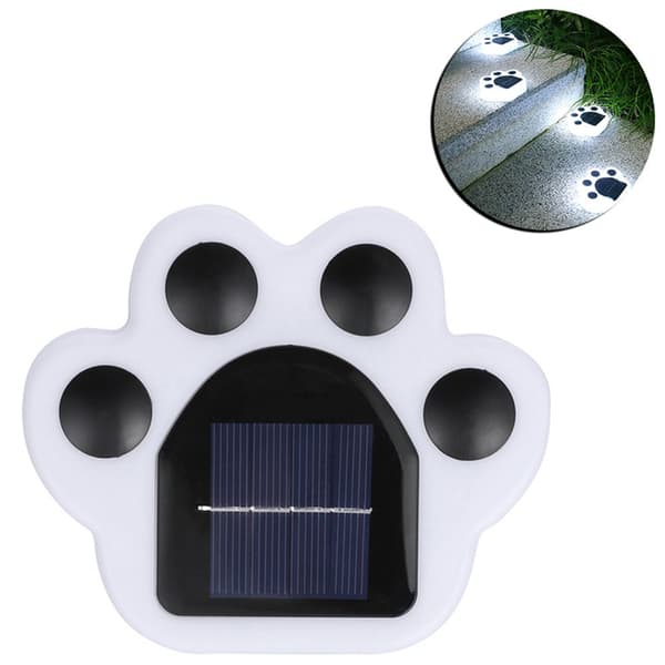 Mordely Solar Light Cat Paw Print VIT LJUS