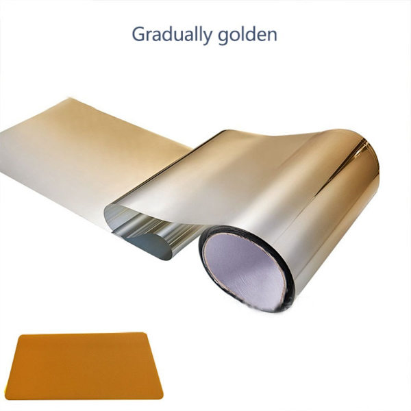 Mordely Solfilm Bil Solskydd GRUNDLÄGGANDE GYLLANDE GRUNDLÄGGANDE GULD Gradually Golden