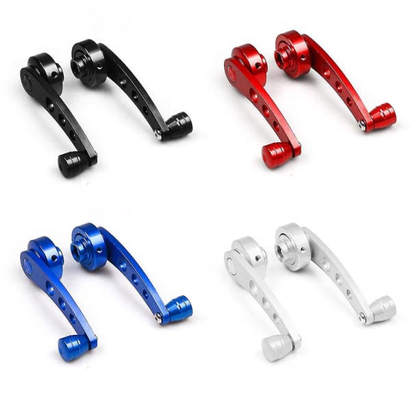 Blue 1 Pair Auto Car Window Hand Crank Shake Minivan Van Modified Glass Manual Lifter