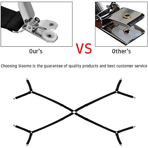 Mordely Adjustable Cross Tensioners For Fitted Sheet