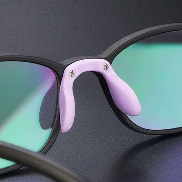 Mordely Nässkydd för glasögon U-formade näskuddar BLÅ Blue