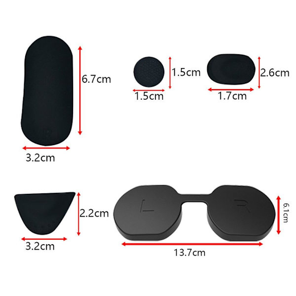 Mordely VR Protector Cover VR Controller Pad VIT white