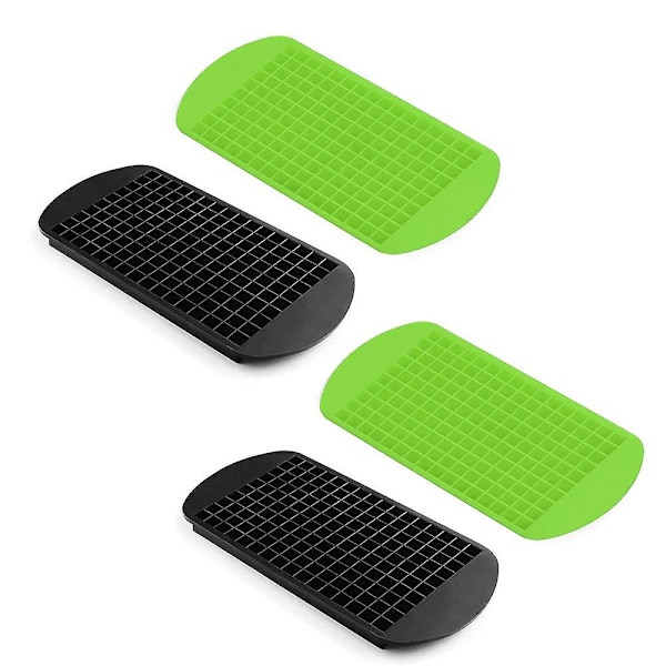 Mordely Kitchen Mini Ice Cube Trays, Each Tray Makes 160 Mini Ice Cubes