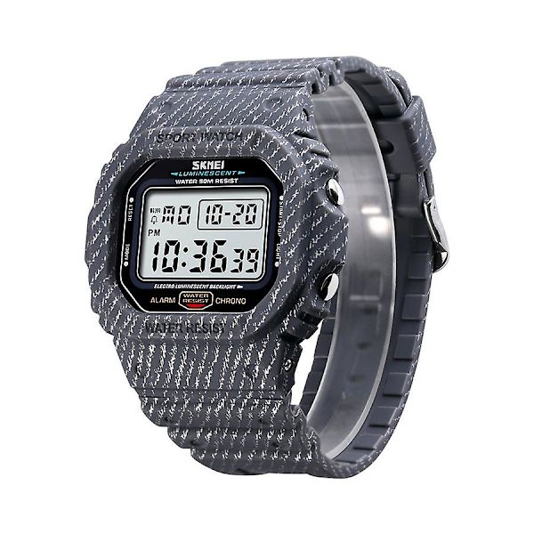 Mordely Men's Digital Sport Watch 1471 - 50 Mm - Grey