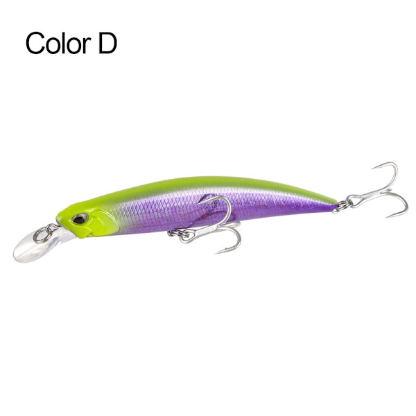 Mordely Sjunkande Minnow Baits Fiskkrokar FÄRG D Color D