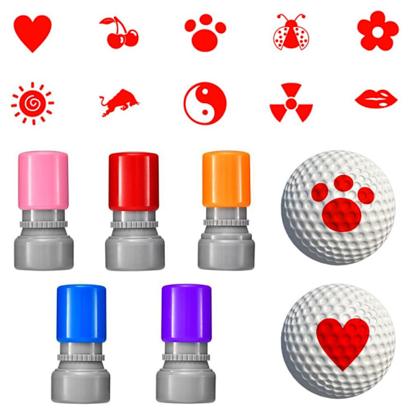 Mordely Golf Ball Stamp Golf Stamp Marker K55
