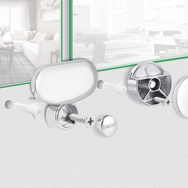 Mordely 4st Glasspegel Hinger Mirror Clip STYLE 2 Style 2