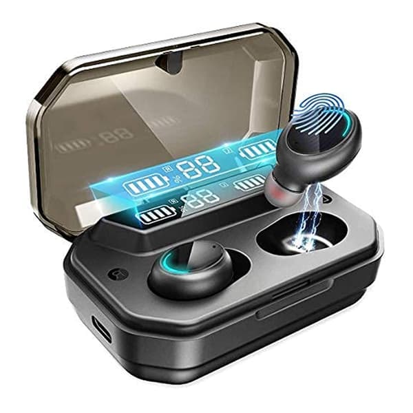 Mordely Trådlösa hörlurar Bluetooth hörlurar Black