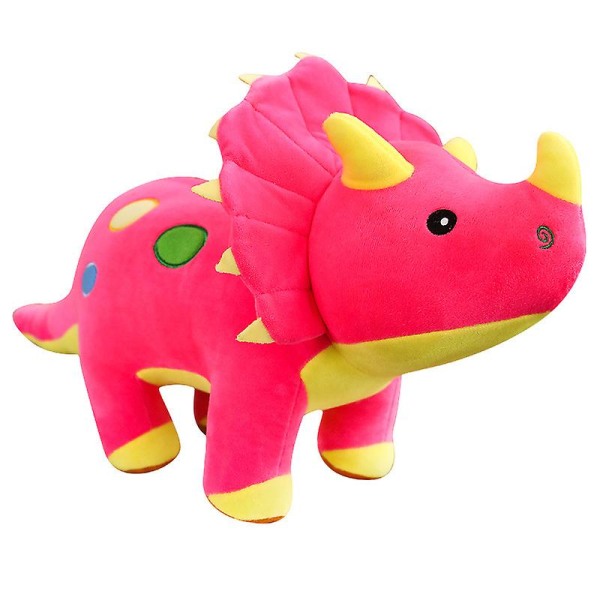 2023 Figur, mjuk leksak, Triceratops Rosa 40cm