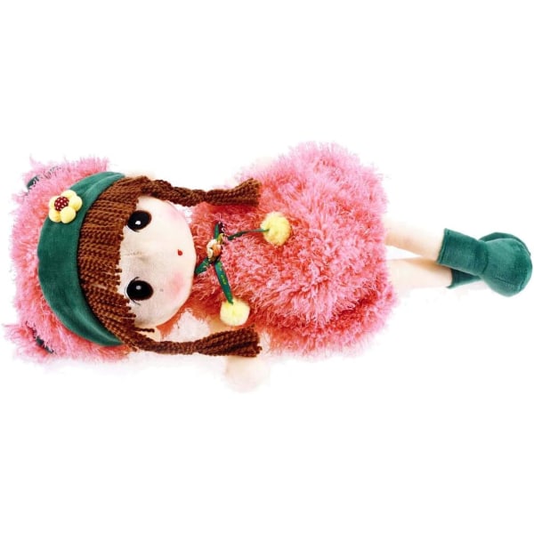 Mordely 17 inch Kawaii plush doll for girl. Good gift for children lovers. Pink